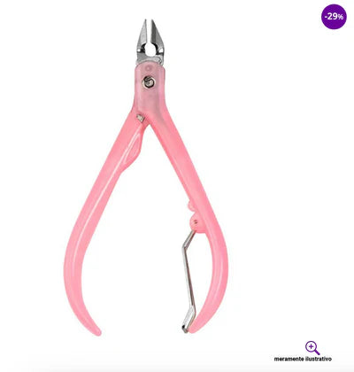 FRETE GRÁTIS- Alicate Para Cutículas Em Inox + Pinça Para Sobrancelha (Kit C/20)