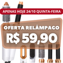 FRETE GRÁTIS- Escova Ellegance Deluxe Hair 5 em 1, Alisa, Seca, Modela, Faz Cachos e Anti-Frizz - BIVOLT (110v/220v)
